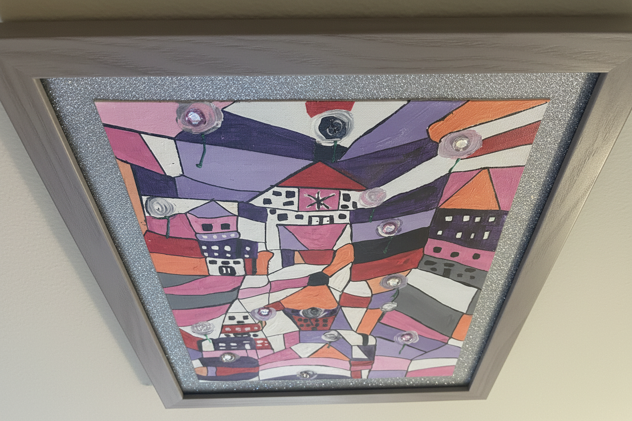 Pastel City - Angled Full Frame